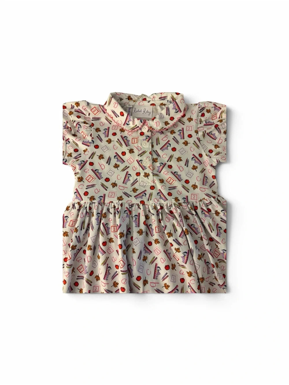 Rachel Riley Cutest Back To School Jersey Dress NWT Sz 3